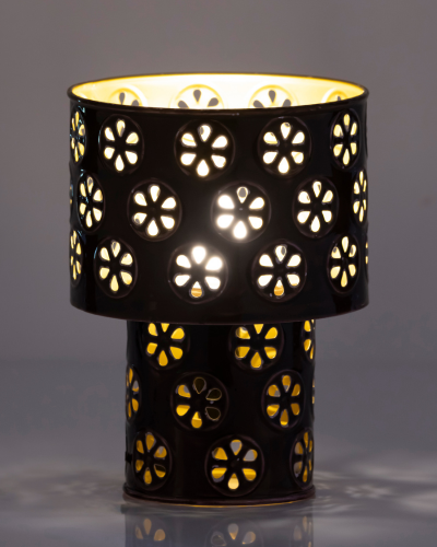 Bronze Circular Cutwork Lamp