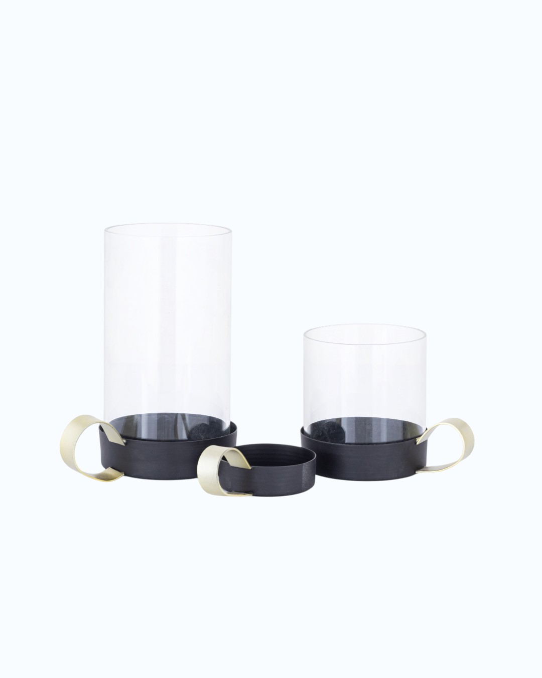 Sleek Ribbon Handle Tealight Holders