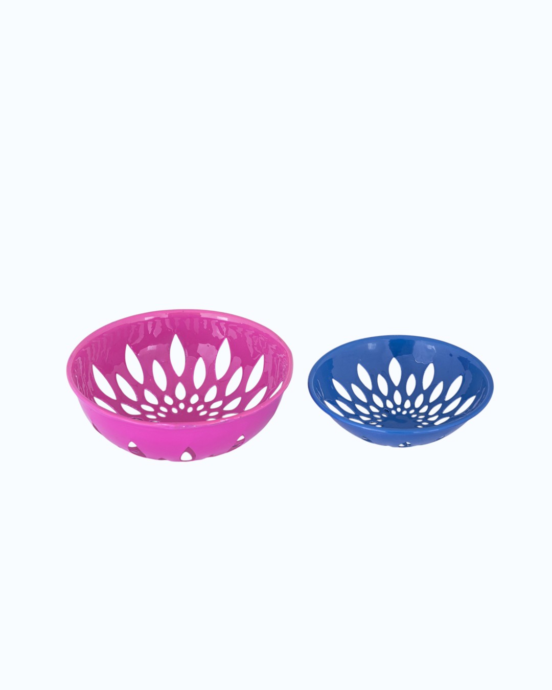 Vibrant Floral Cutout Baskets