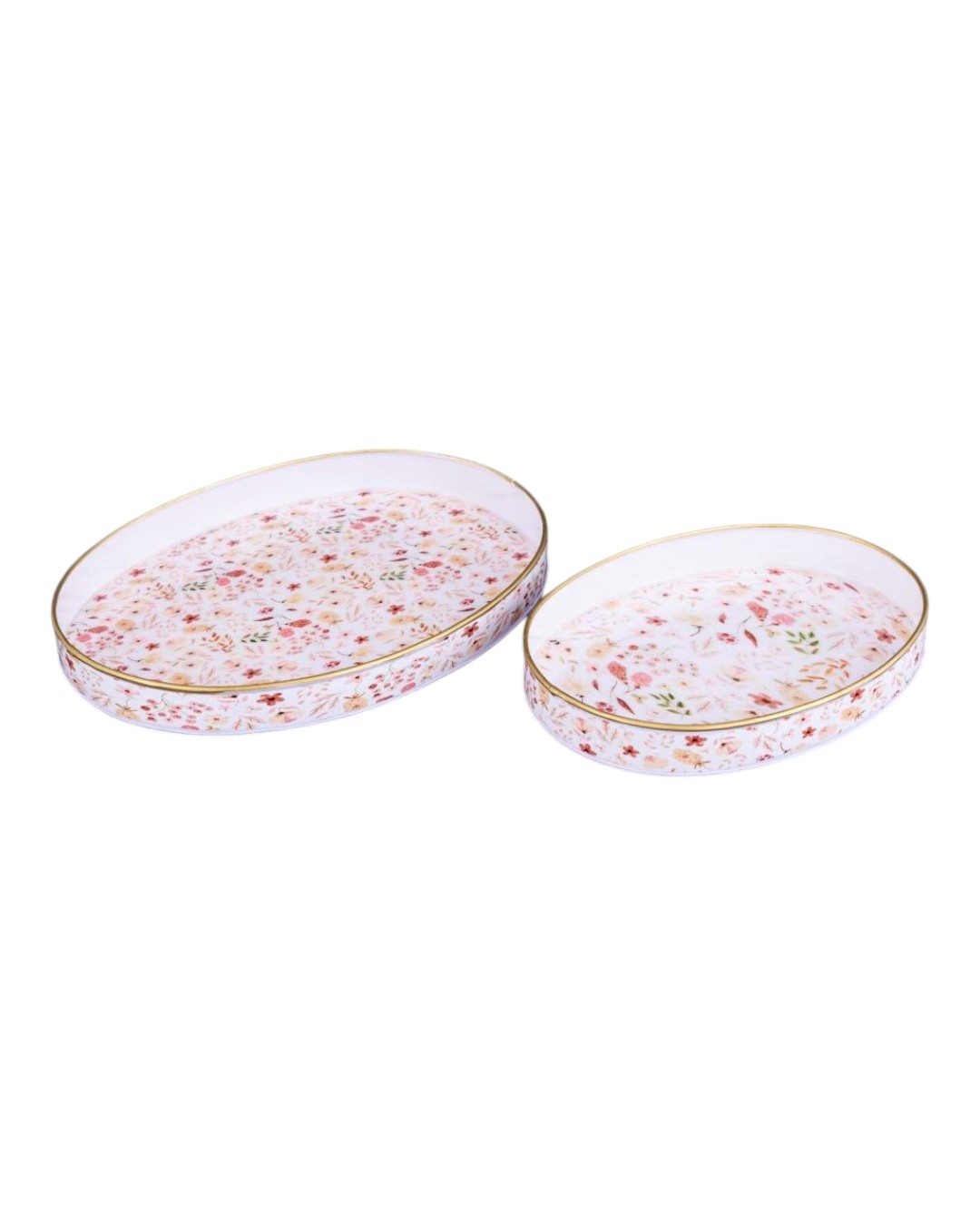 Botanical Meadows Berry Floral Oval Platter Set