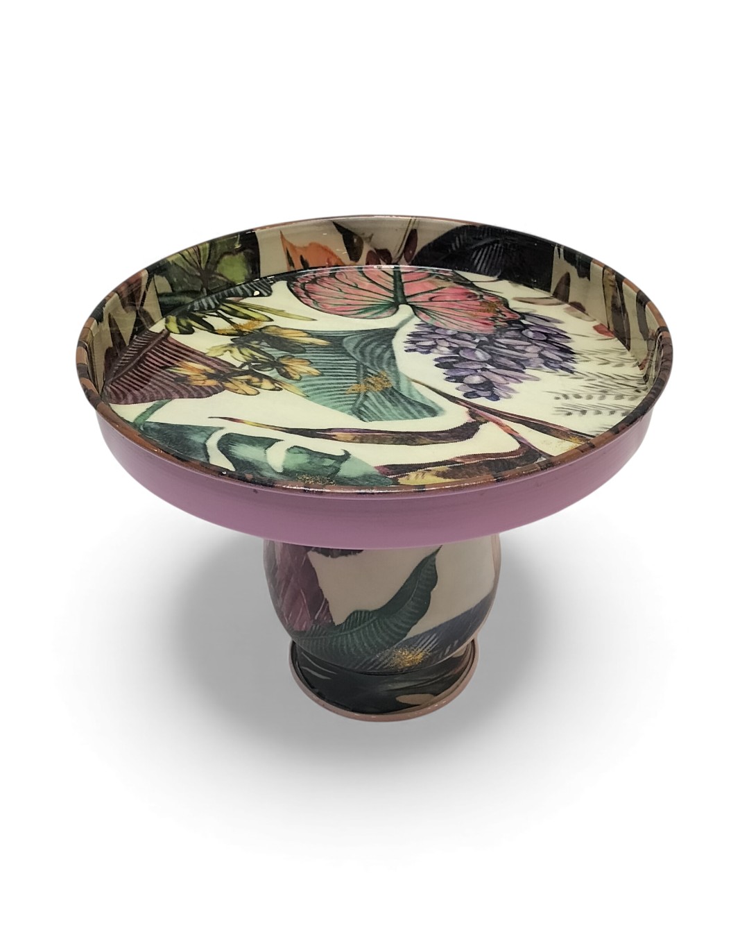 'Jungle Canopy' Footed Cake Plate