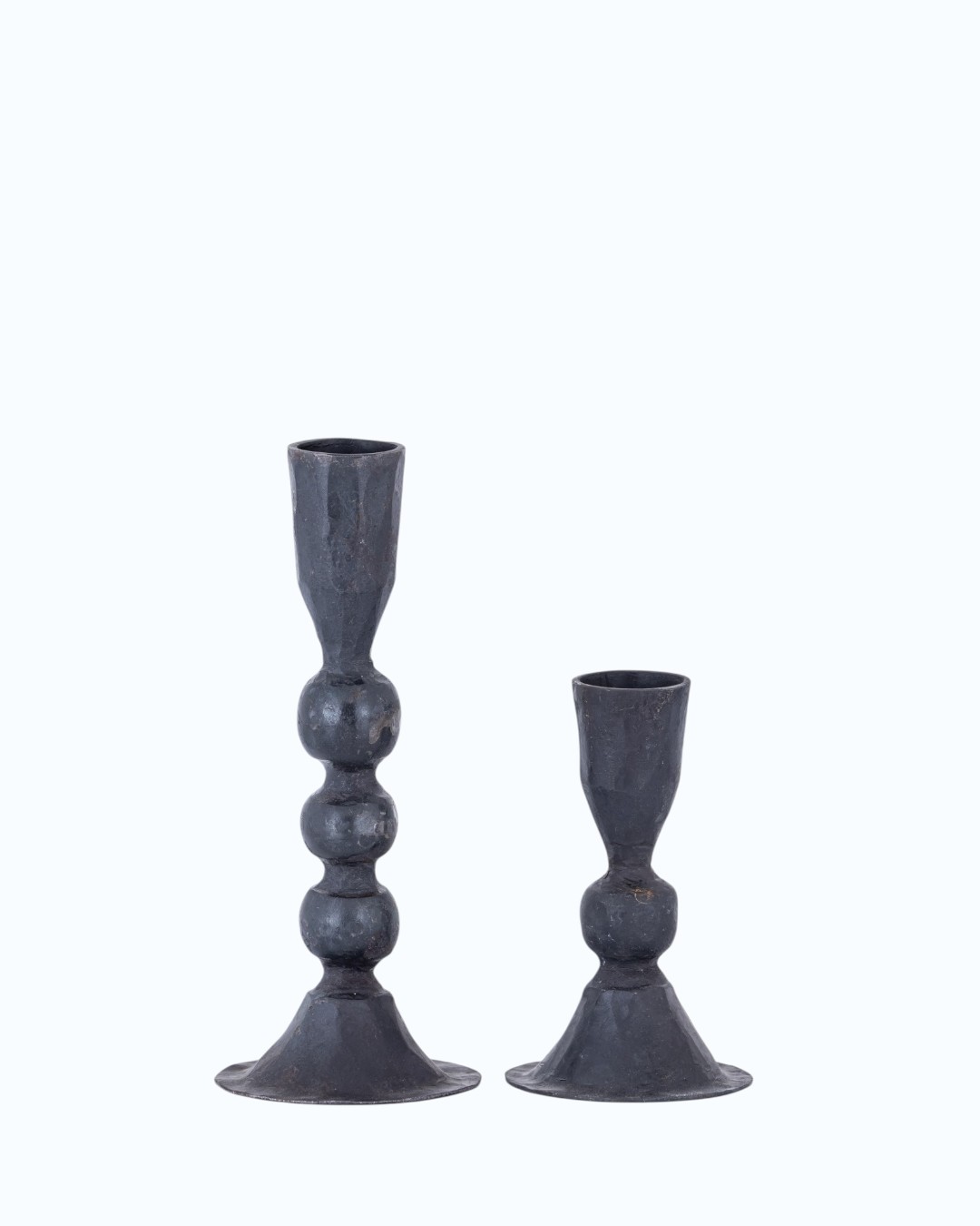Spherical Accent Forged Metal Pillars
