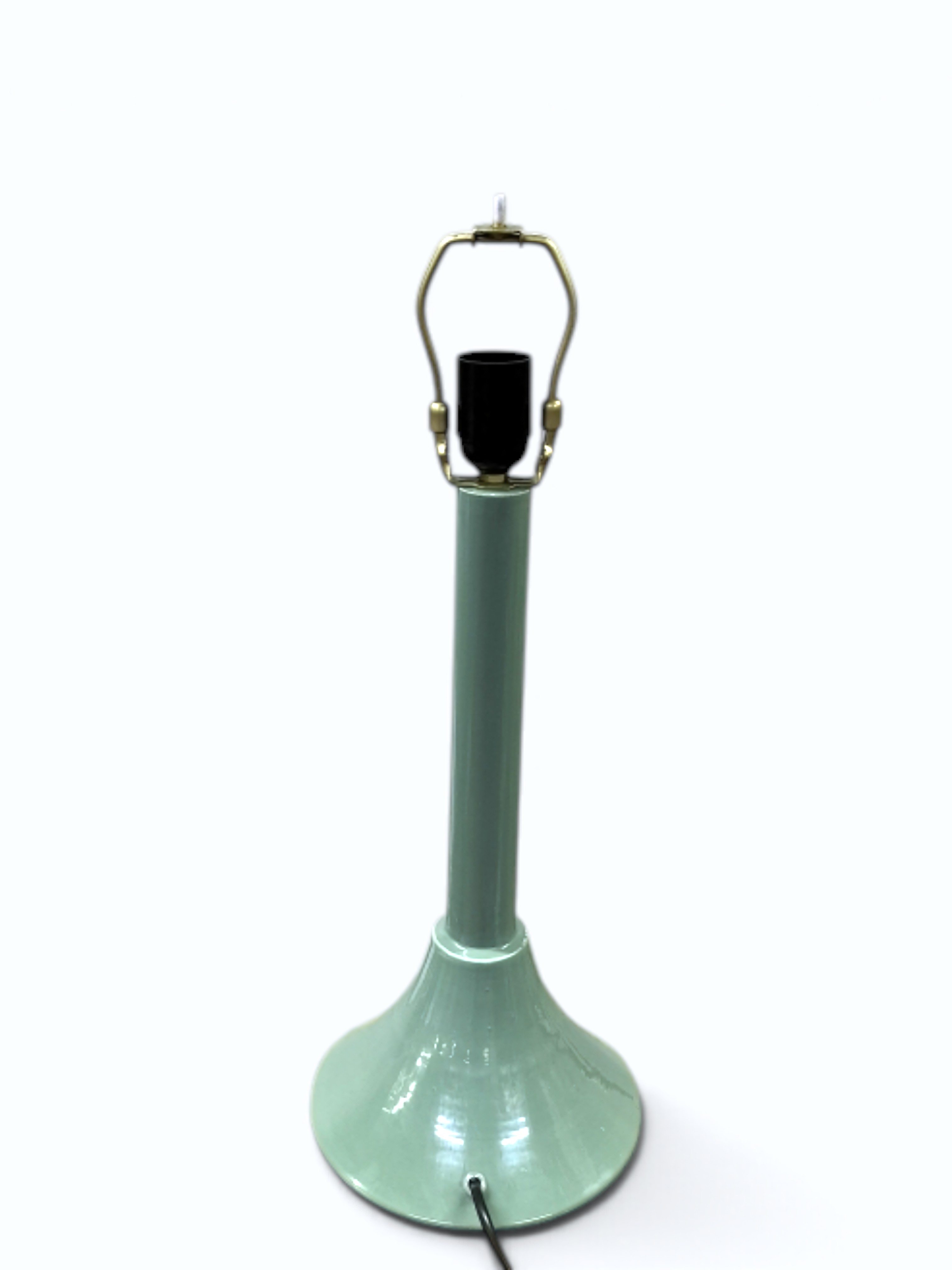 Mint Flared Ceramic Lamp Base