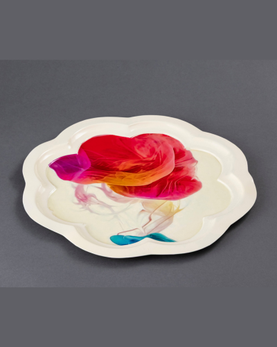 Floral Bloom Scallop Tray