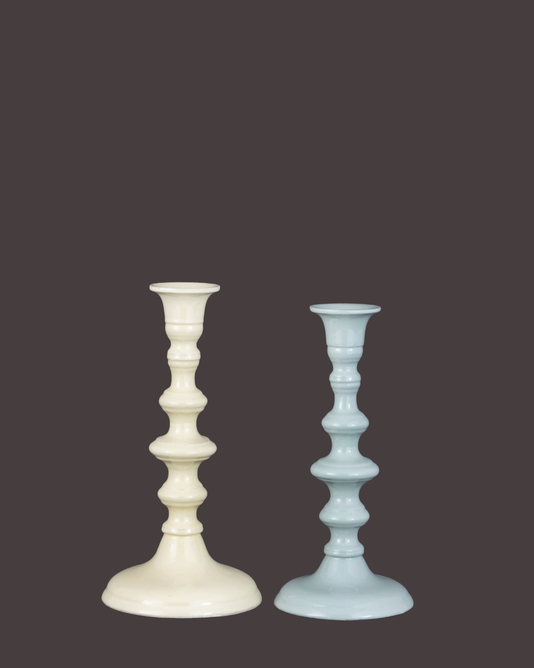 Minimalist Arched Ceramic Taper Pair
