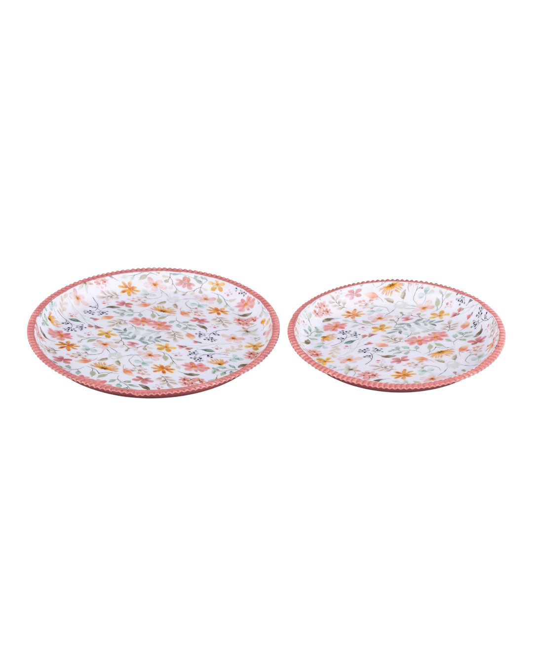 Botanical Meadows Floral Tray with Texture