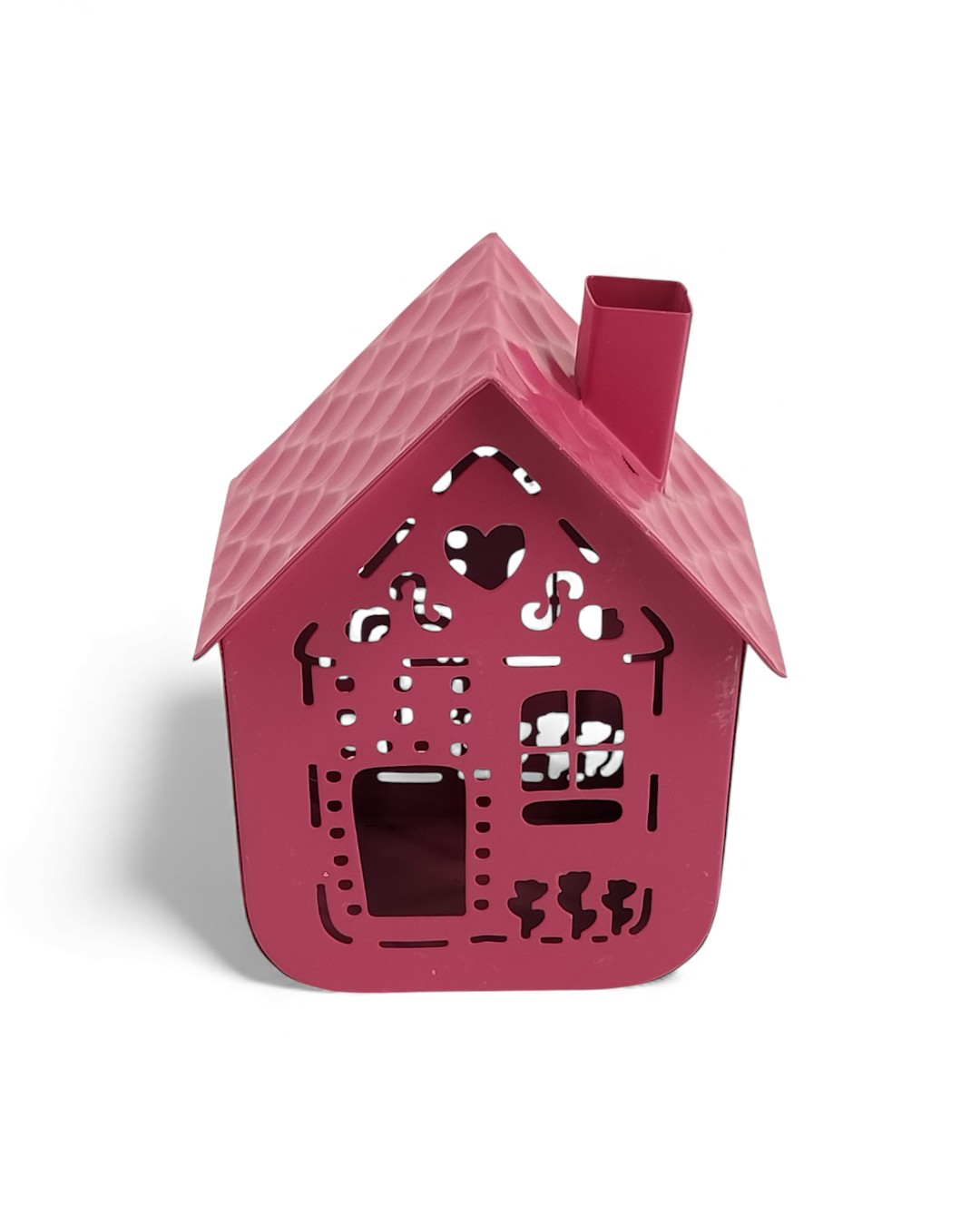 Bold Pink Architectural Scroll House