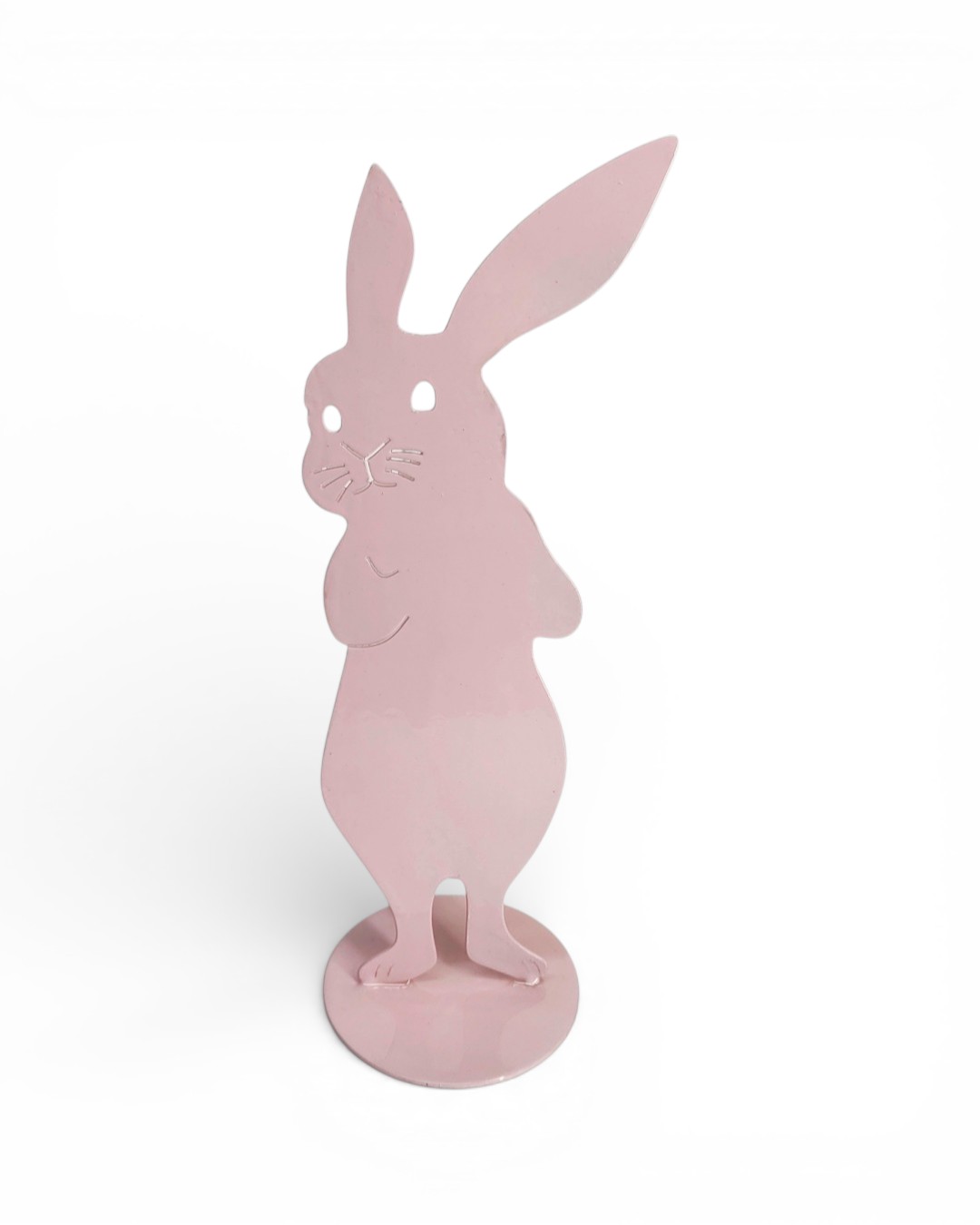 Easter Joy Standing Blush Rabbit Flower Vase