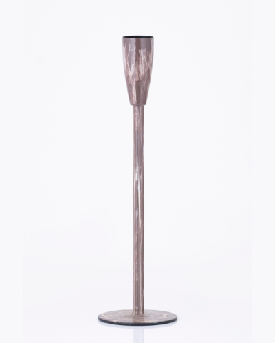 Tall Marbled Tapered Candlestick