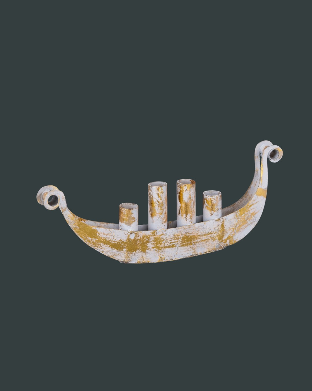 Scrollwork Nordic Boat Candelabra