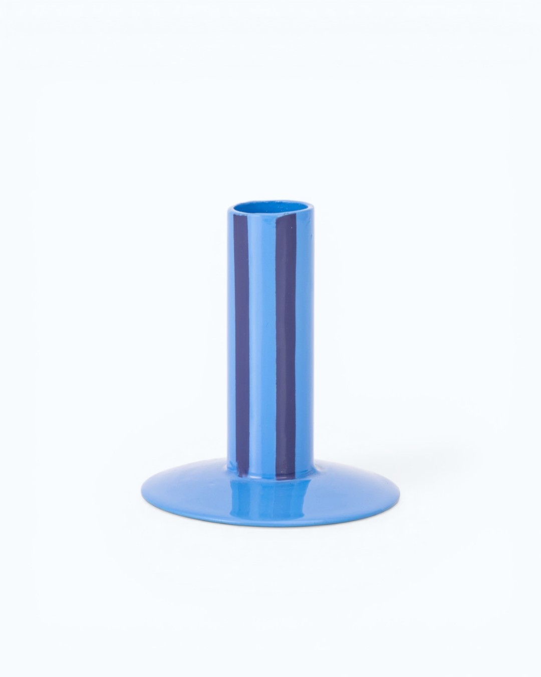 Joyful Stripes Flat-Base Azure Holder