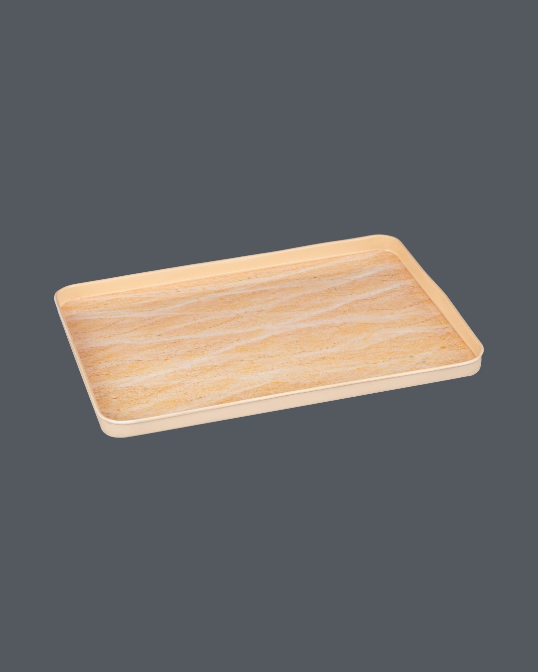 Serene Shores Sandstone Broad Rectangle Tray