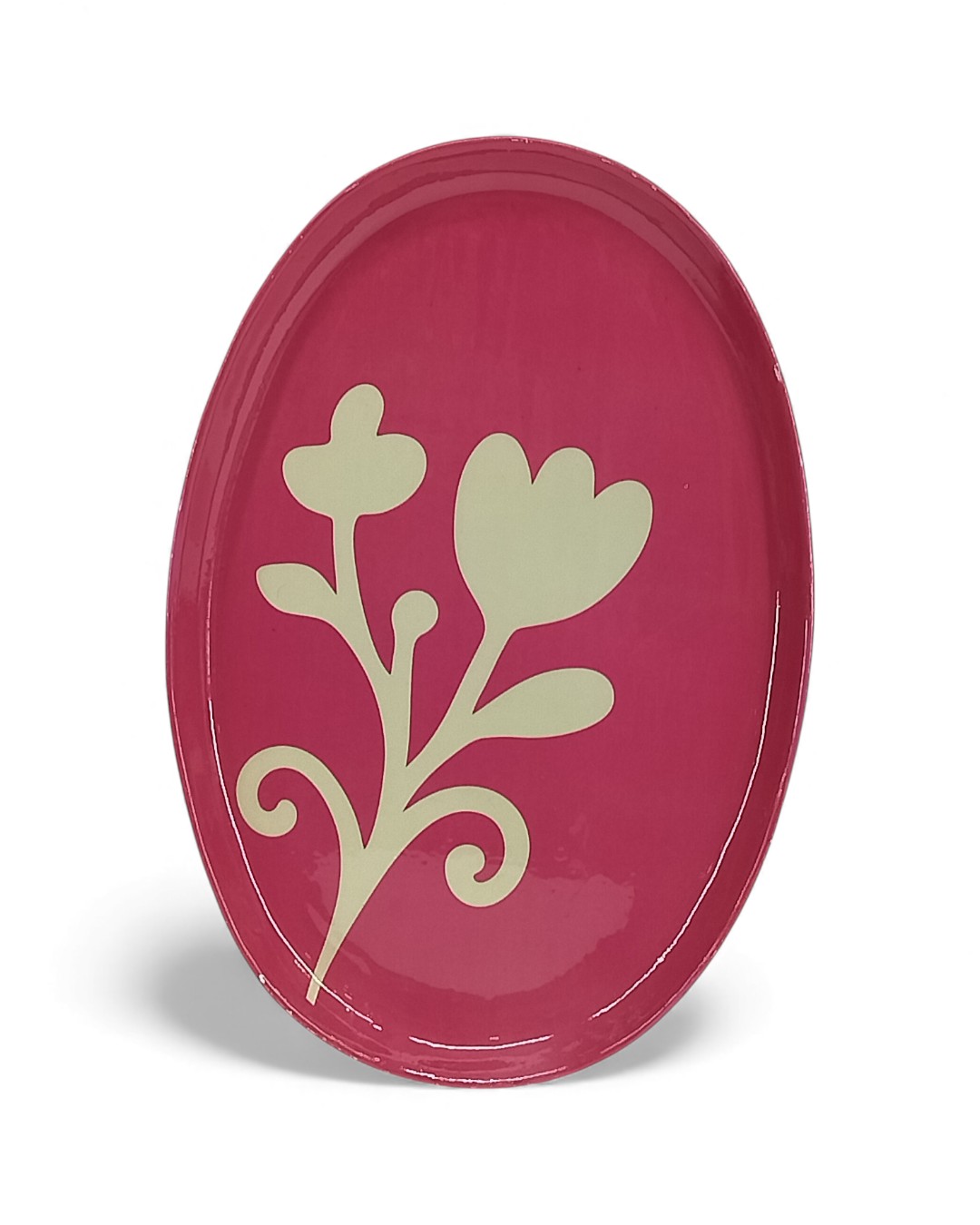 Oval 'Flourish' Scroll Serving Tray