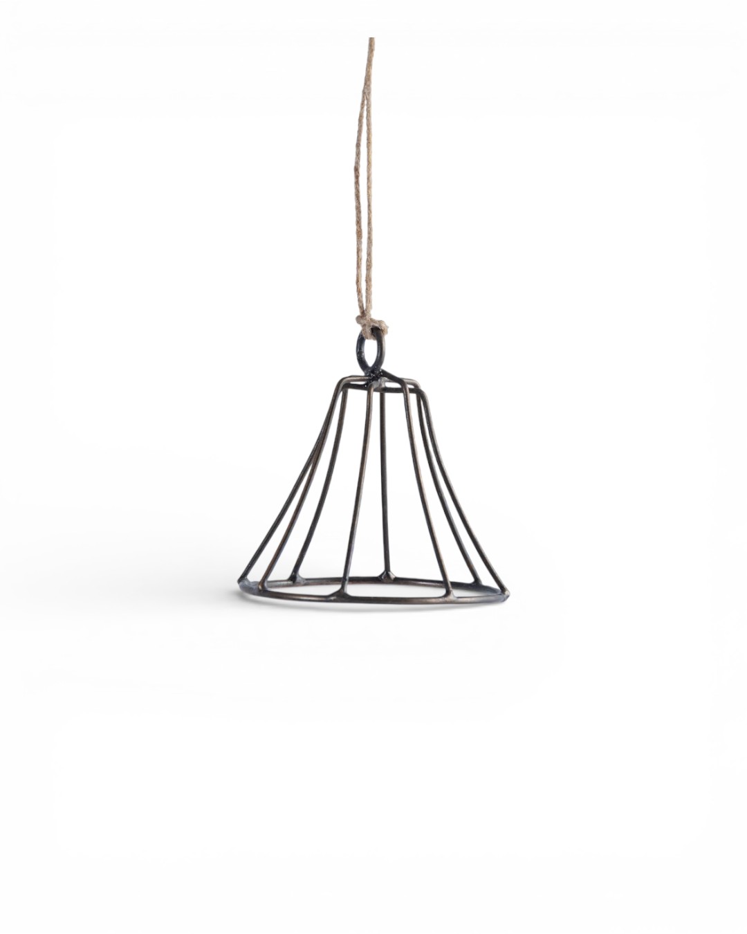 Industrial Wire Pyramid Style Decor Hanging