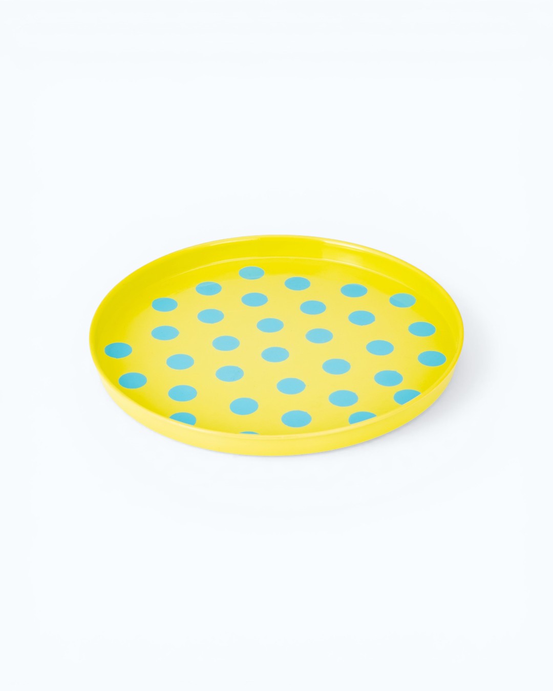Playful Dots Lemon Yellow Plate