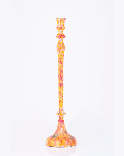 Abstract Drip-Art Candlestick