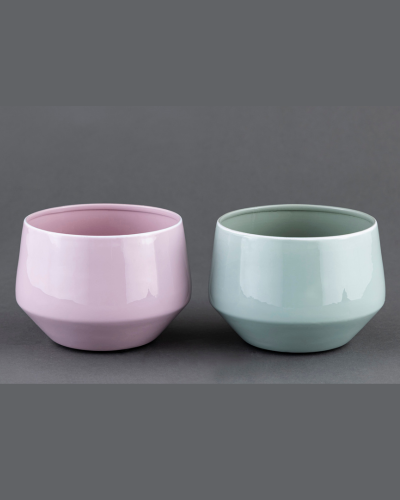 Ceramic Glossy Round Votive Set