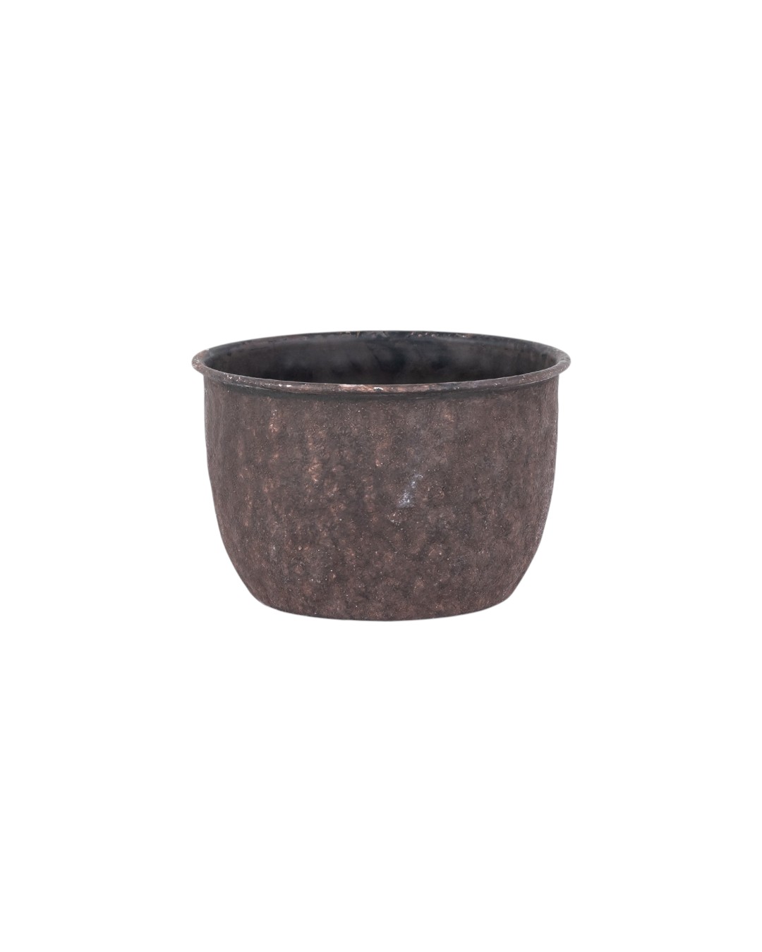 Classic Hammered Copper Tapered Pot