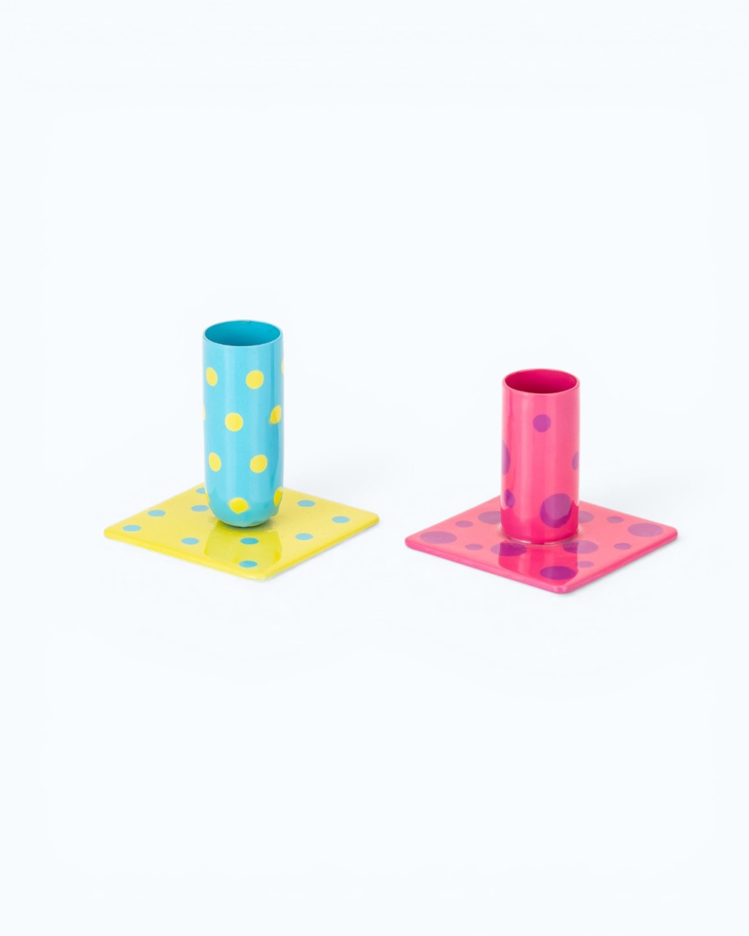 Playful Dots Modern Square Pair