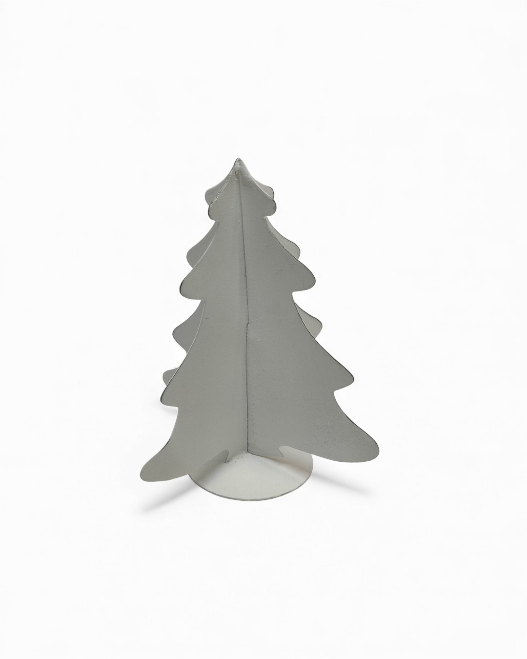 Minimalist Metal Christmas Tree Silhouette