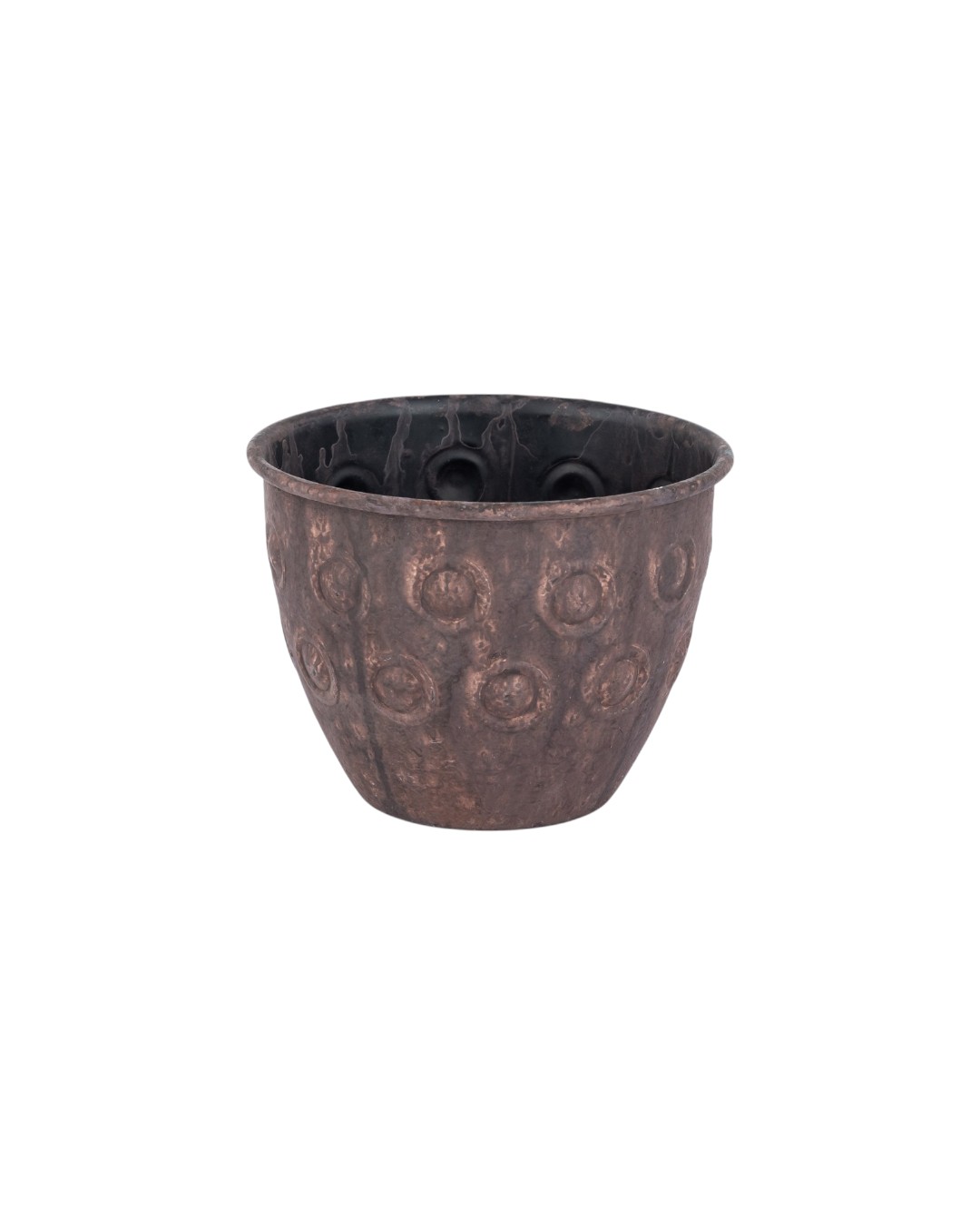 Embossed Circular Pattern Pot