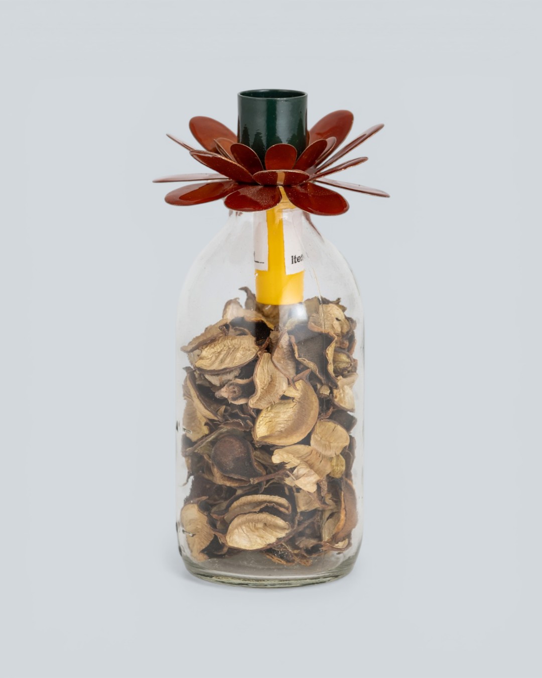 Playful Living Floral Orange & Dark Green Holder