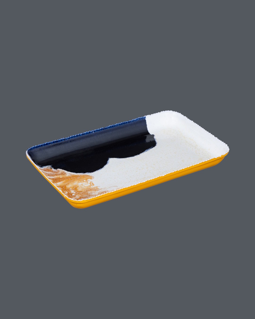 Molten Amber Sleek Linear Tray
