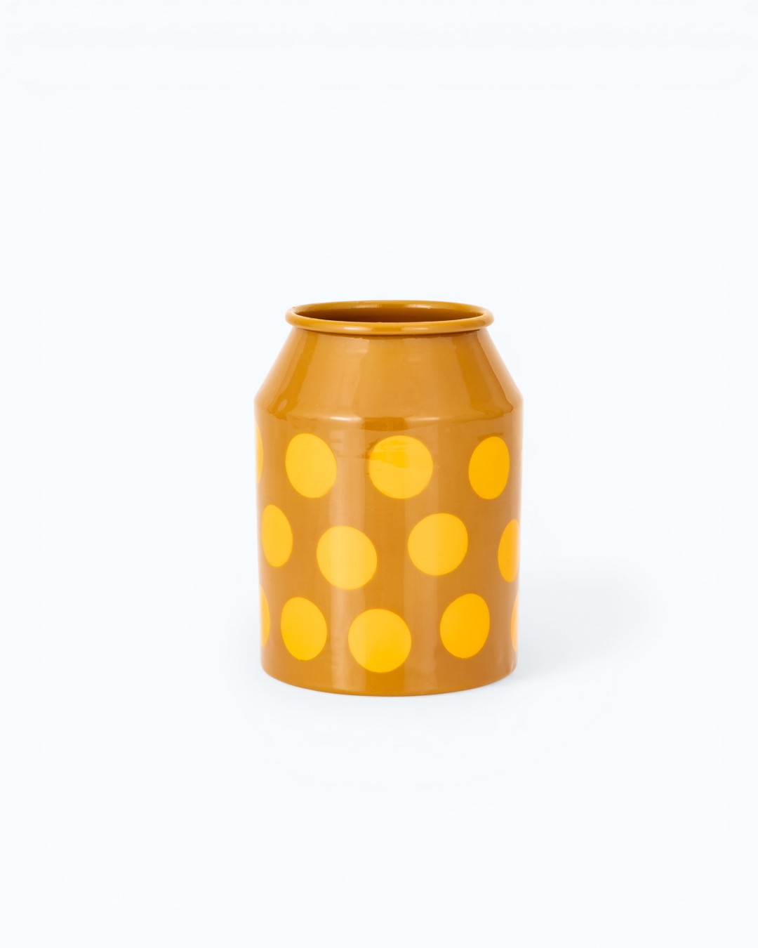 Playful Dots Golden Ochre Pot