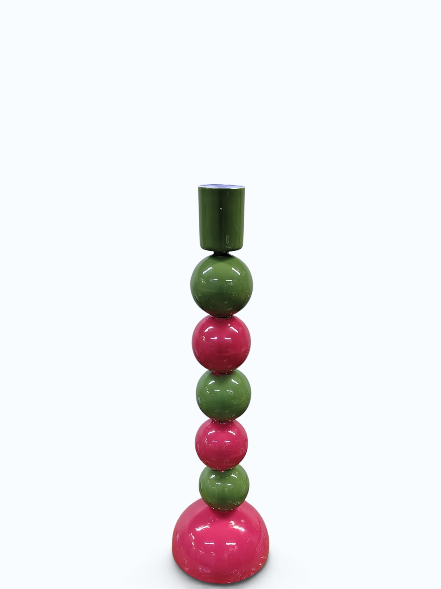 Stacked Totem Olive Pink Base