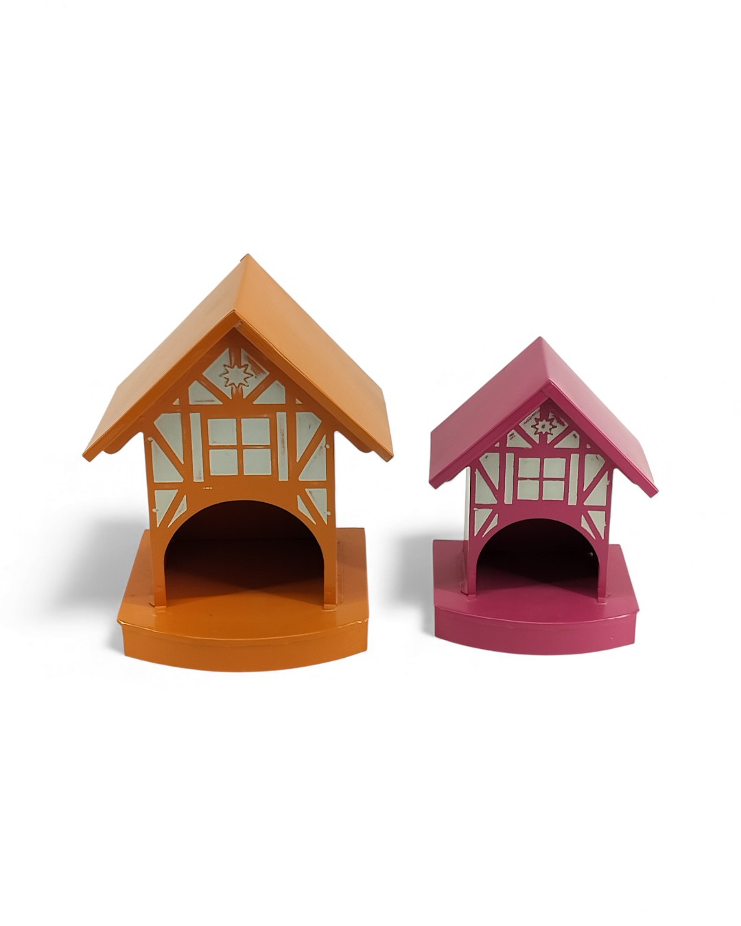 Set of 2 Tudor Gable Houses
