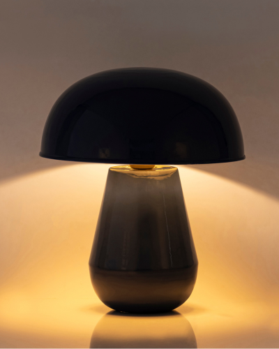 Modern Mushroom Table Lamp Collection – Gloss Finish in Elegant Shades
