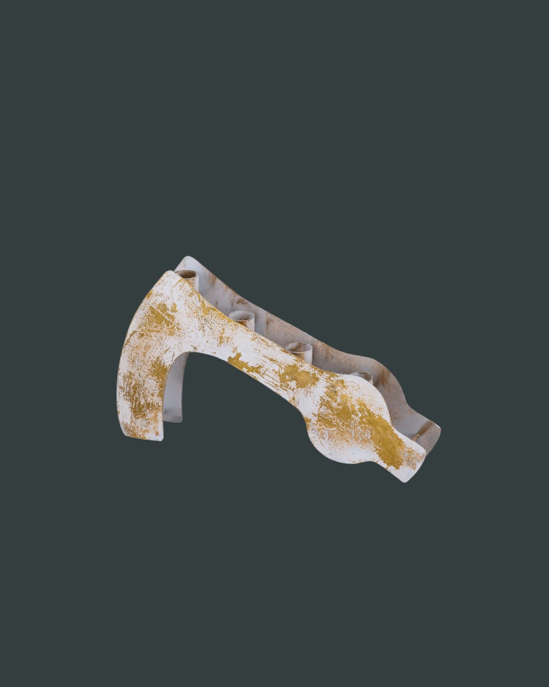 Arched Distressed Bridge Taper Holder