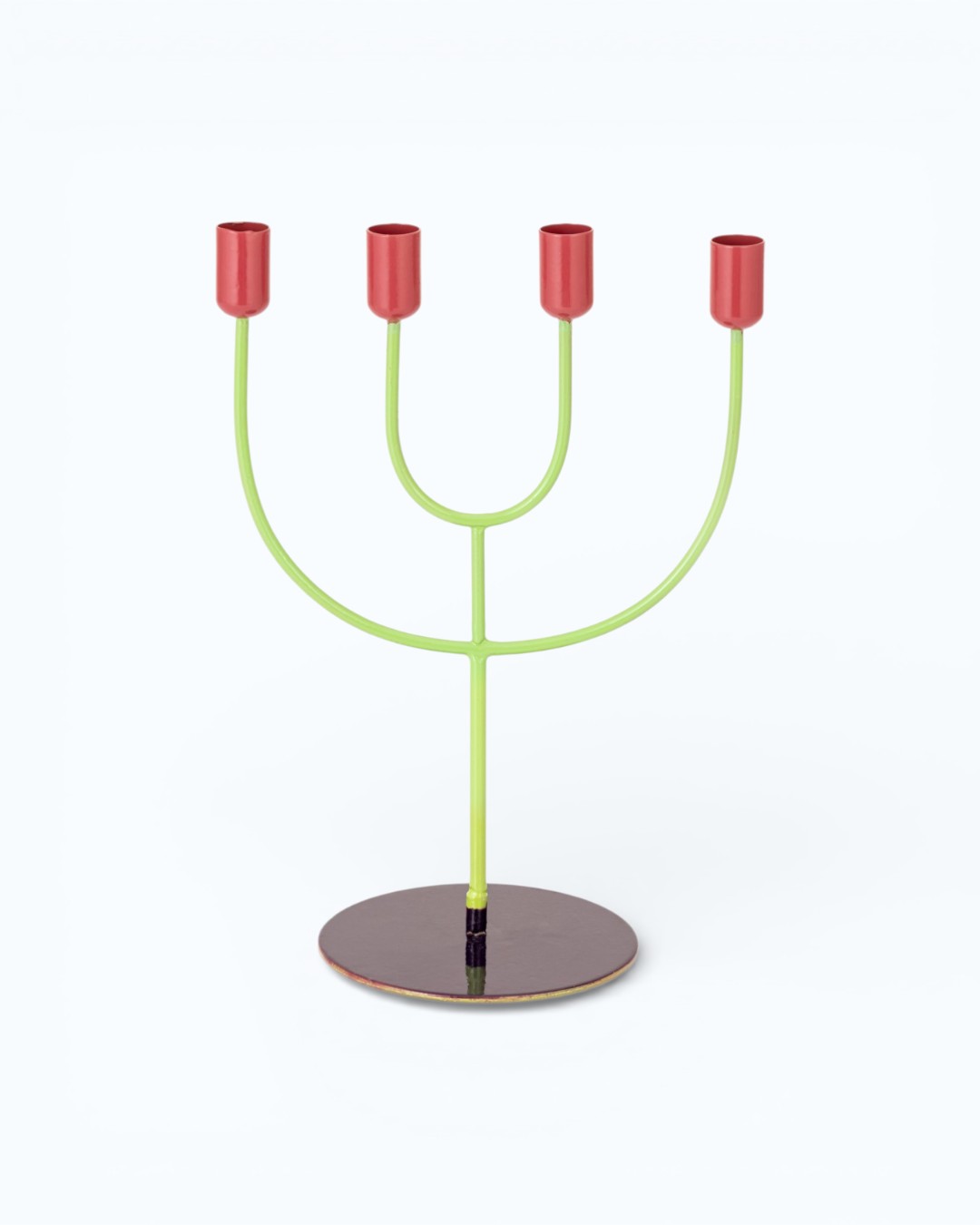 Playful Living Sculptural Four-Light Candelabra