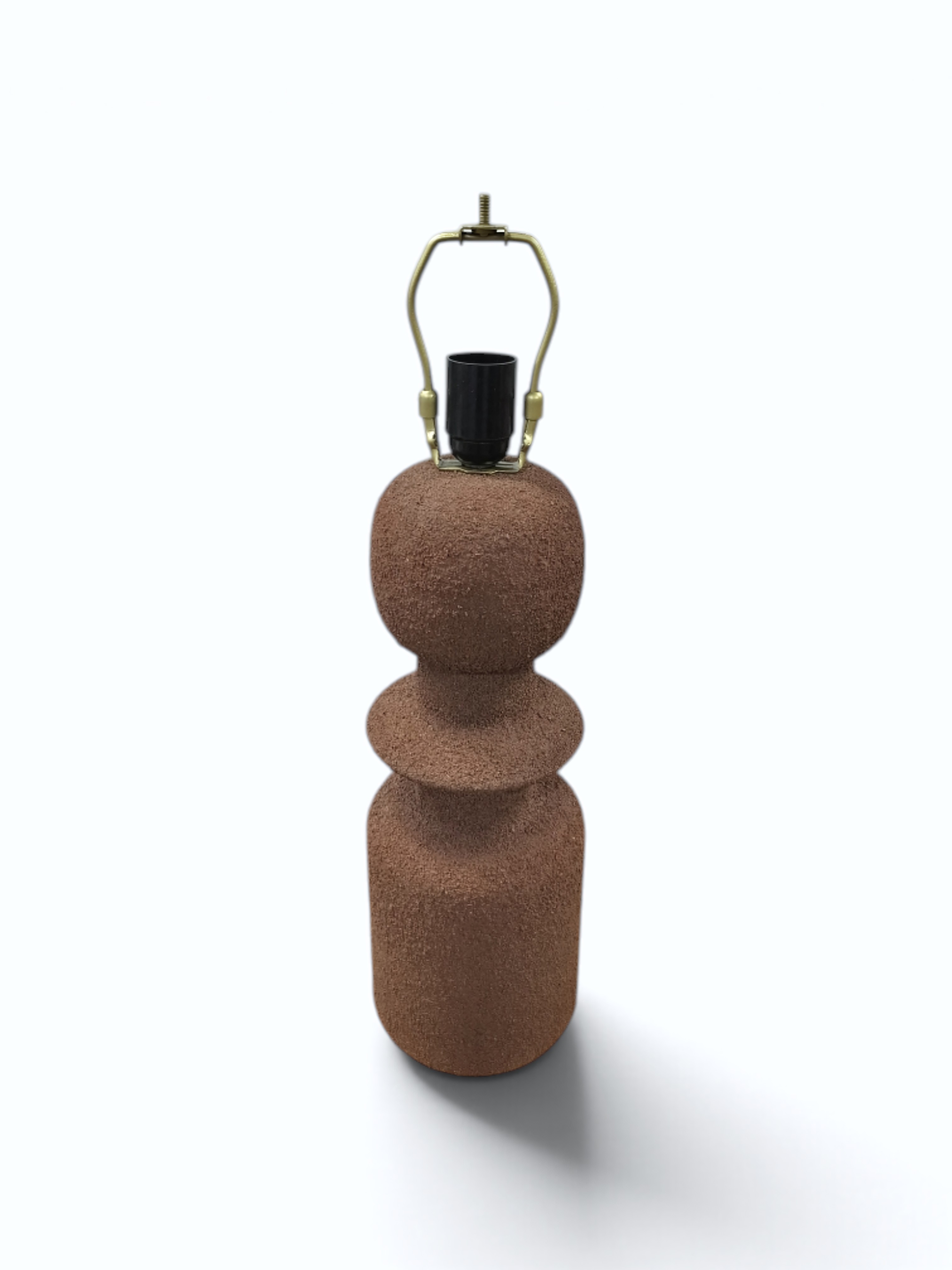 Rustic Terracotta Totem Lamp Base