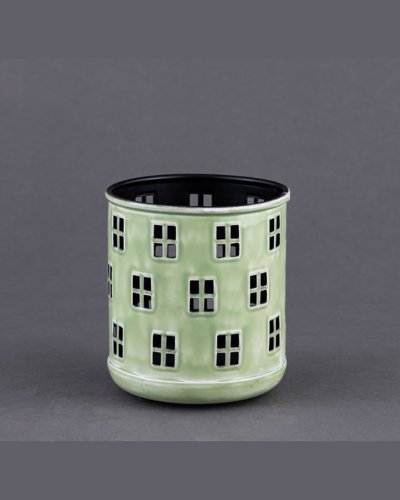 Green Lantern with Window Cutwork