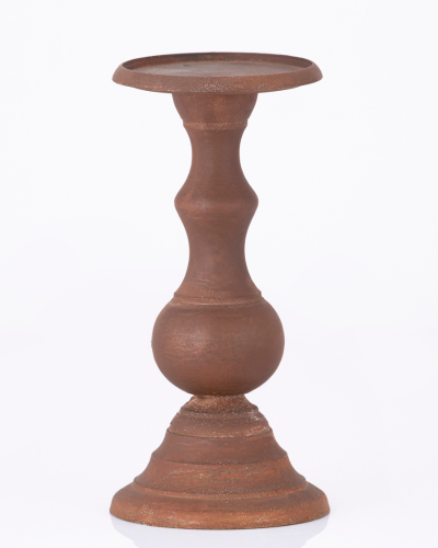 Wide-Top Bulb Candlestick Holder