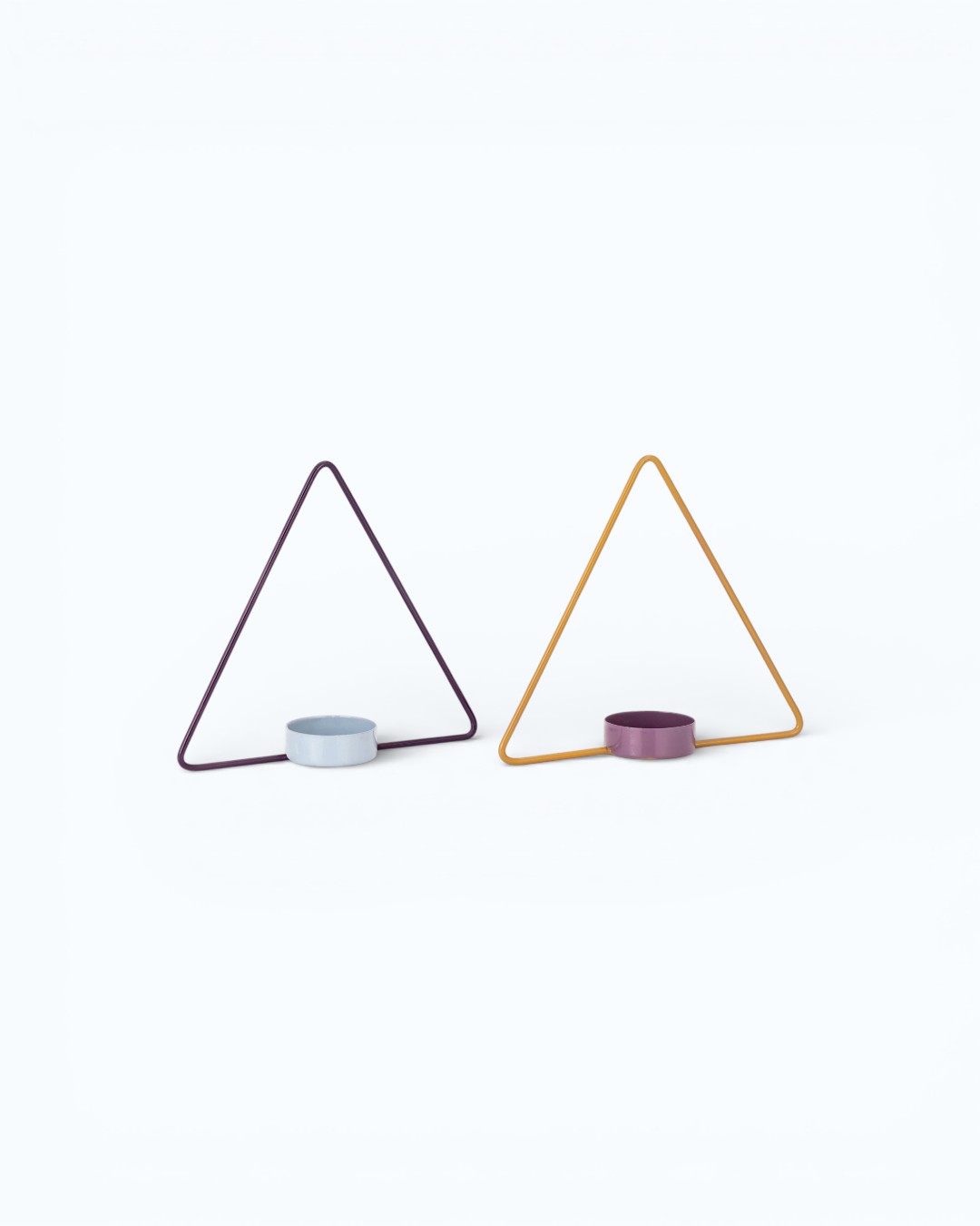 Playful Living  Geometric Triangle Frame Holders