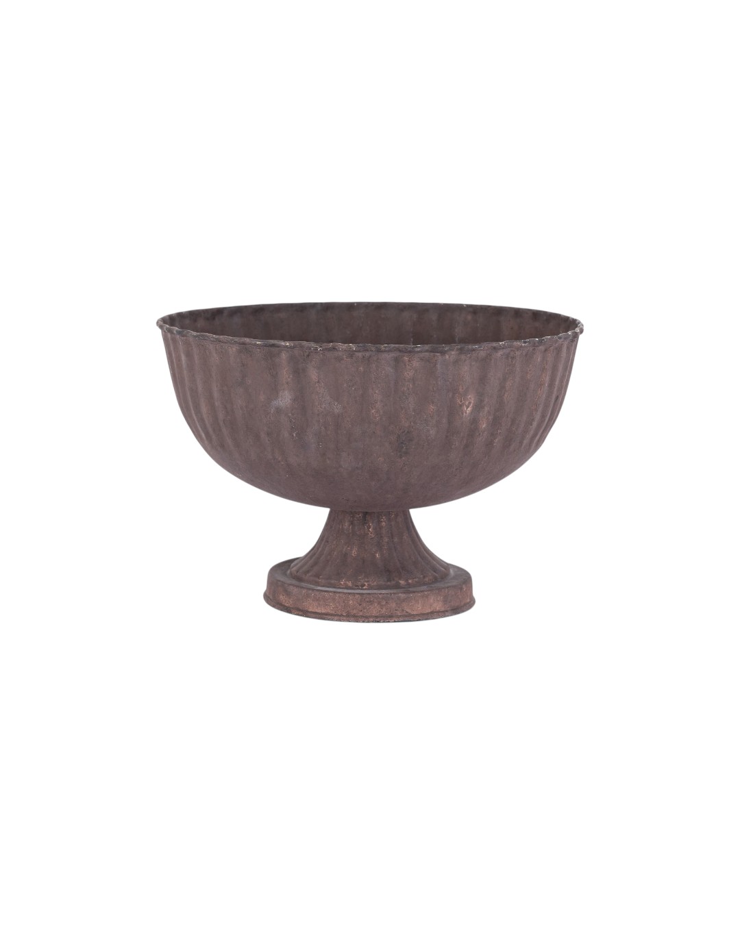 Classic Ribbed Chalice Display Bowl