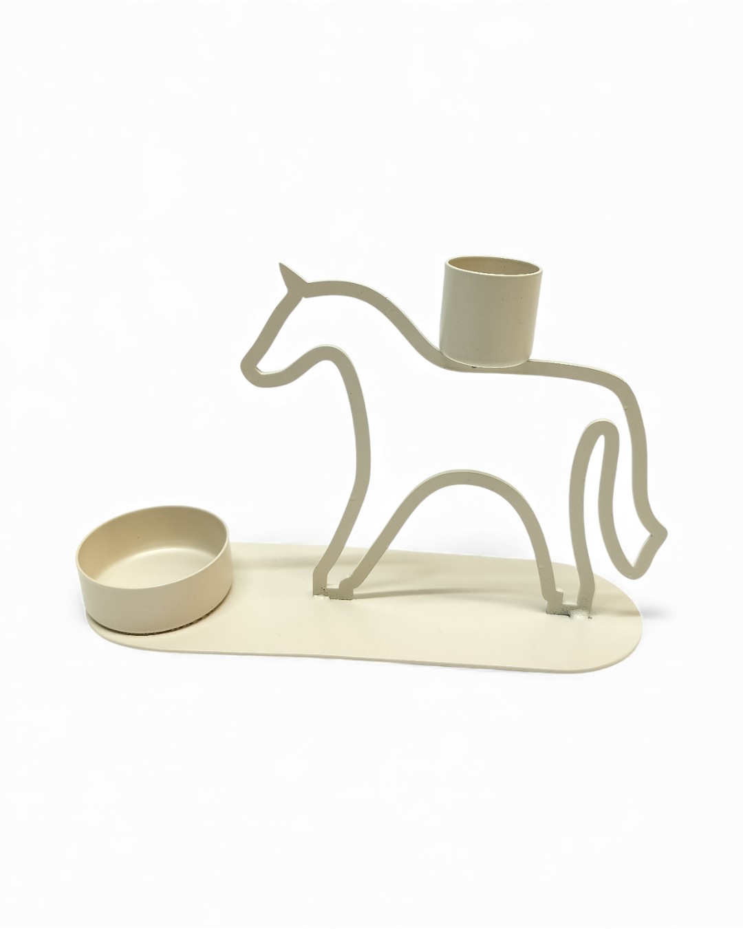 Stylized Swedish Dala Horse  Tealight