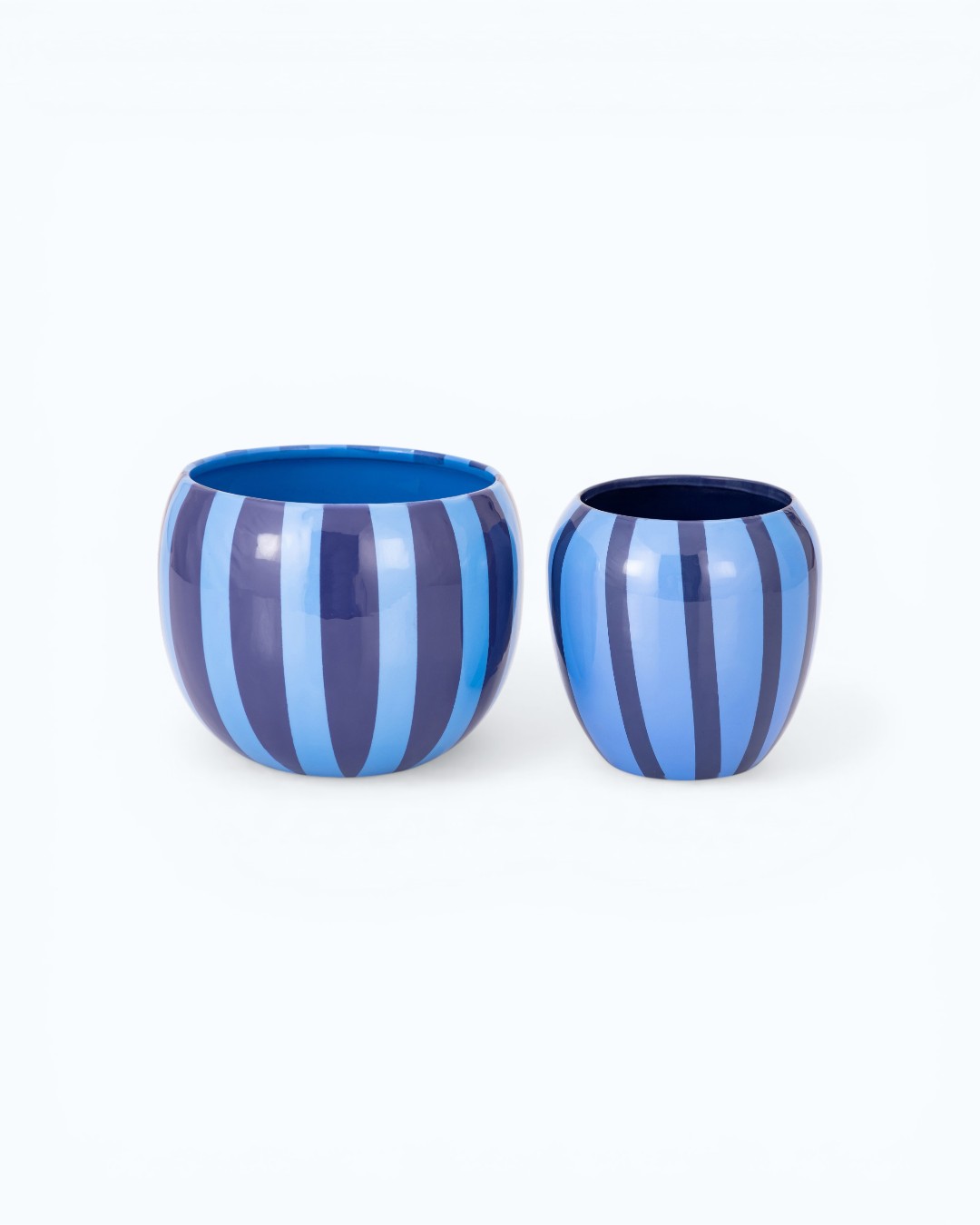 Joyful Stripes Indigo Globe Duo