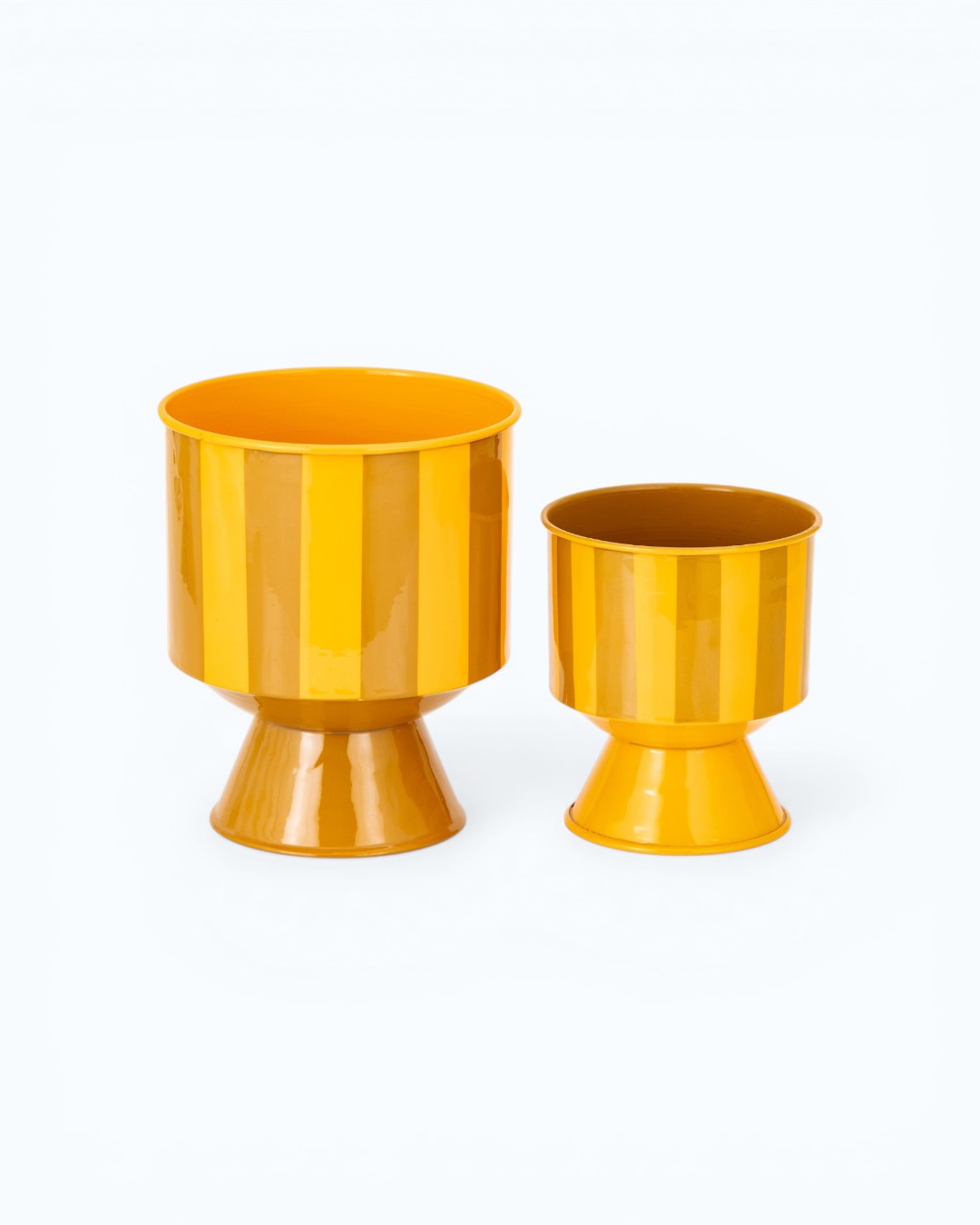 Joyful Stripes Sunburst Pedestal Pair