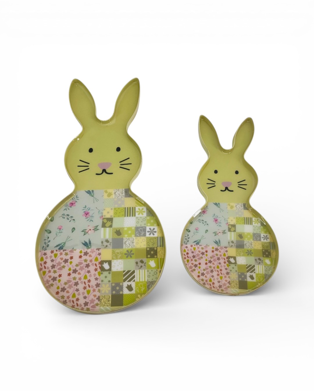 Easter joy patchwork bunny trays