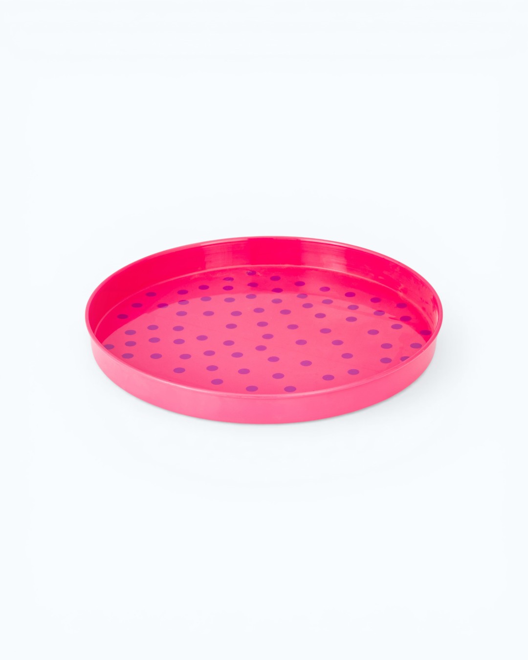 Playful Dots Hot Pink Tray