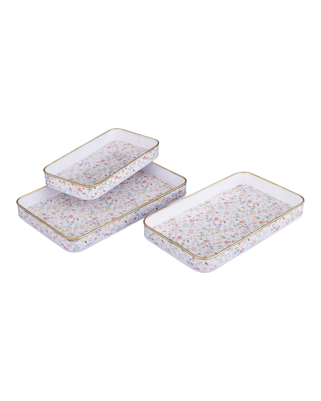 Botanical Meadows Rectangular Tray Set