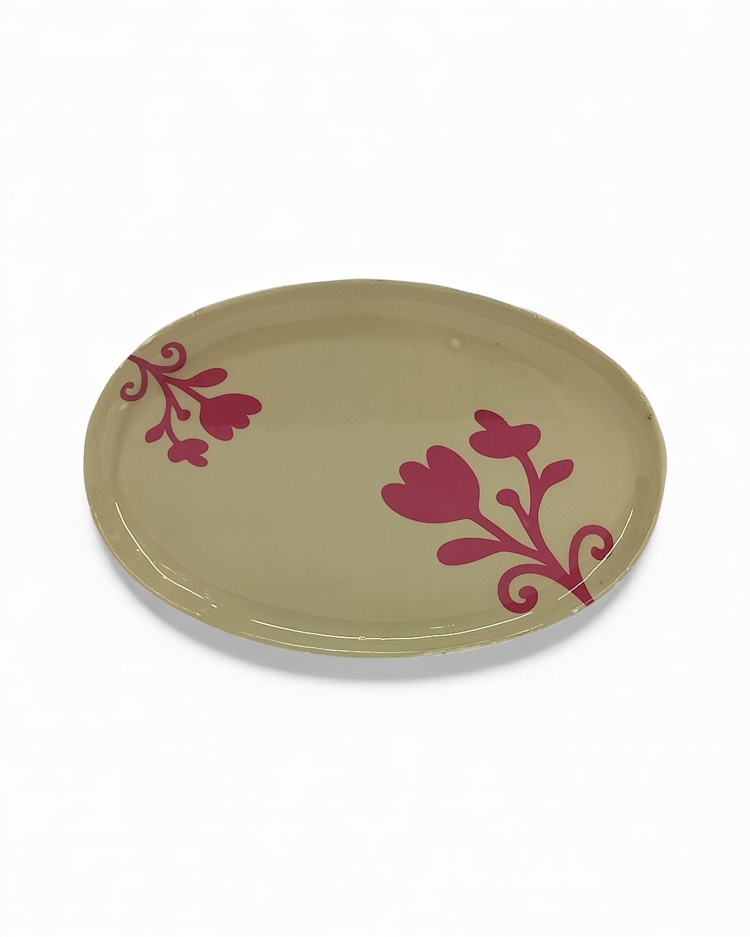 Vine Scroll Oval Serving Tray