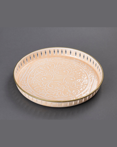 Peach Ornamental Tray