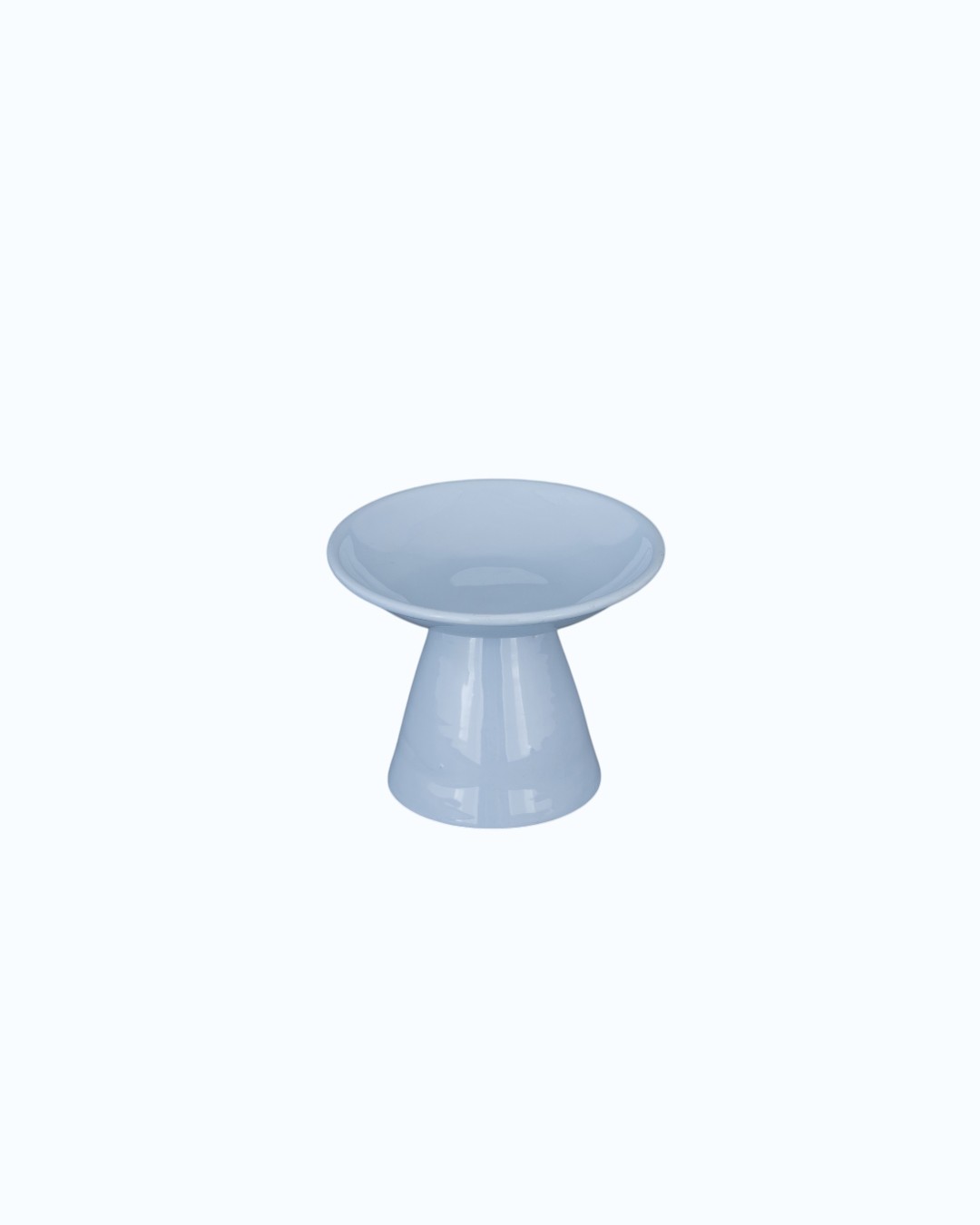 Minimalist Sky Blue Pedestal Holder