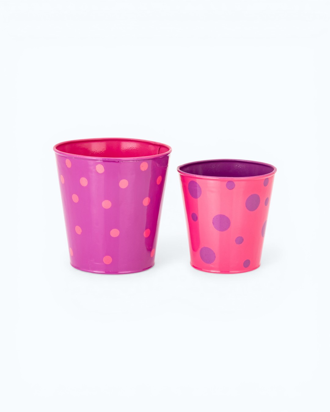 Playful Dots Vibrant Pink Pots