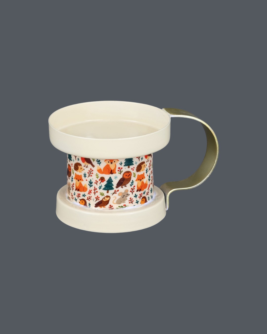 Critter Parade Spool Candle Pedestal