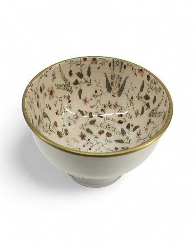 Botanical Meadows Pedestal Bowl